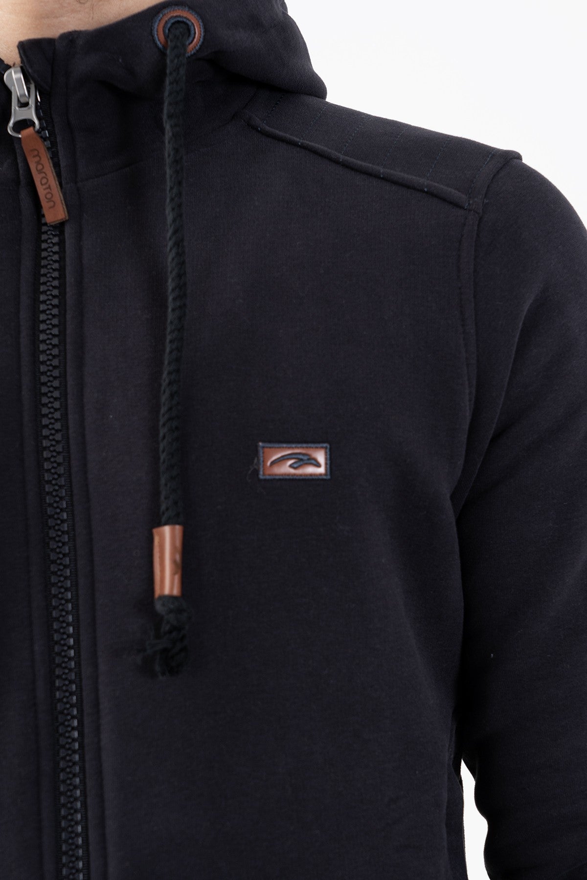 Regular Erkek Kapüşonlu Antrasit Tracktop