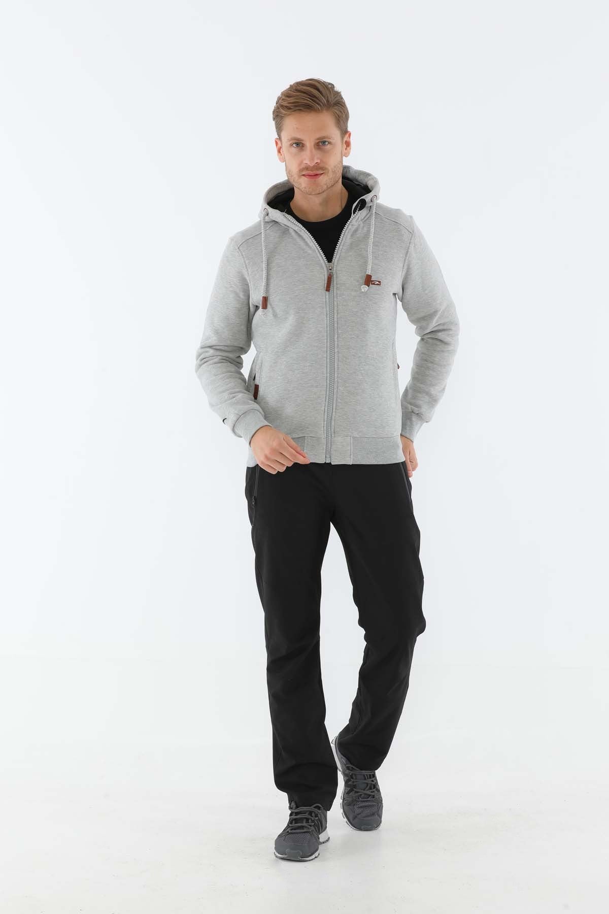 Regular Erkek Kapüşonlu Grimelanj Tracktop