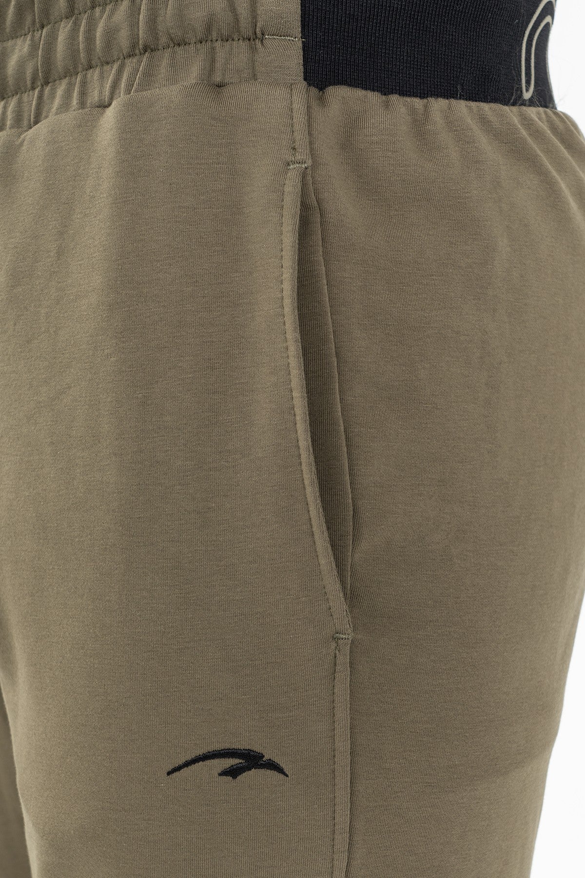 SlimFit Erkek Dar Paça Haki Eşofman Altı