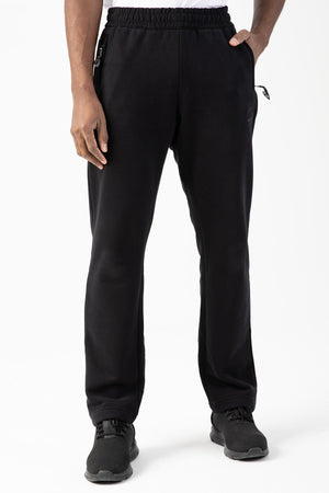 Comfort Erkek Düz Paça Siyah Eşofman Altı