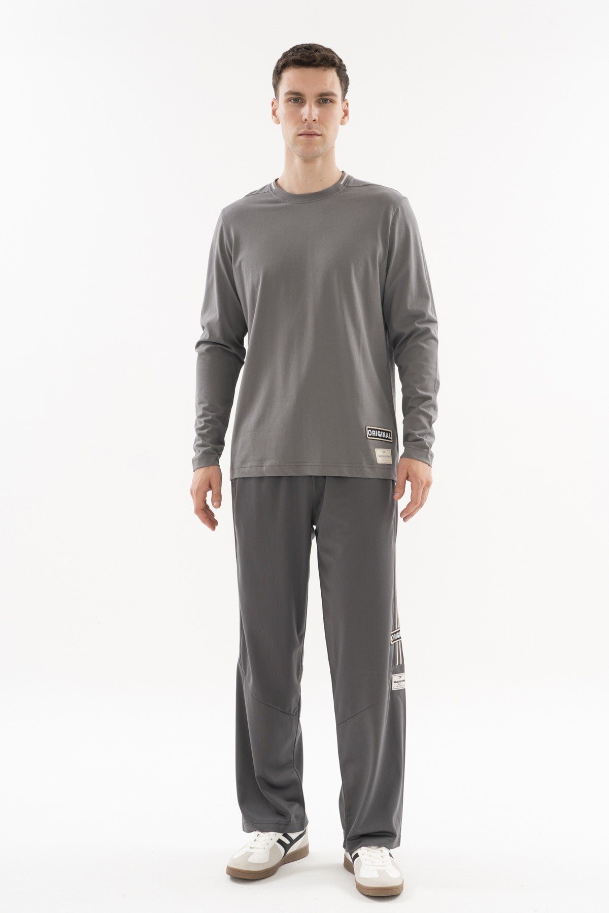 Comfort Erkek Bisiklet Yaka Antrasit Sweatshirt
