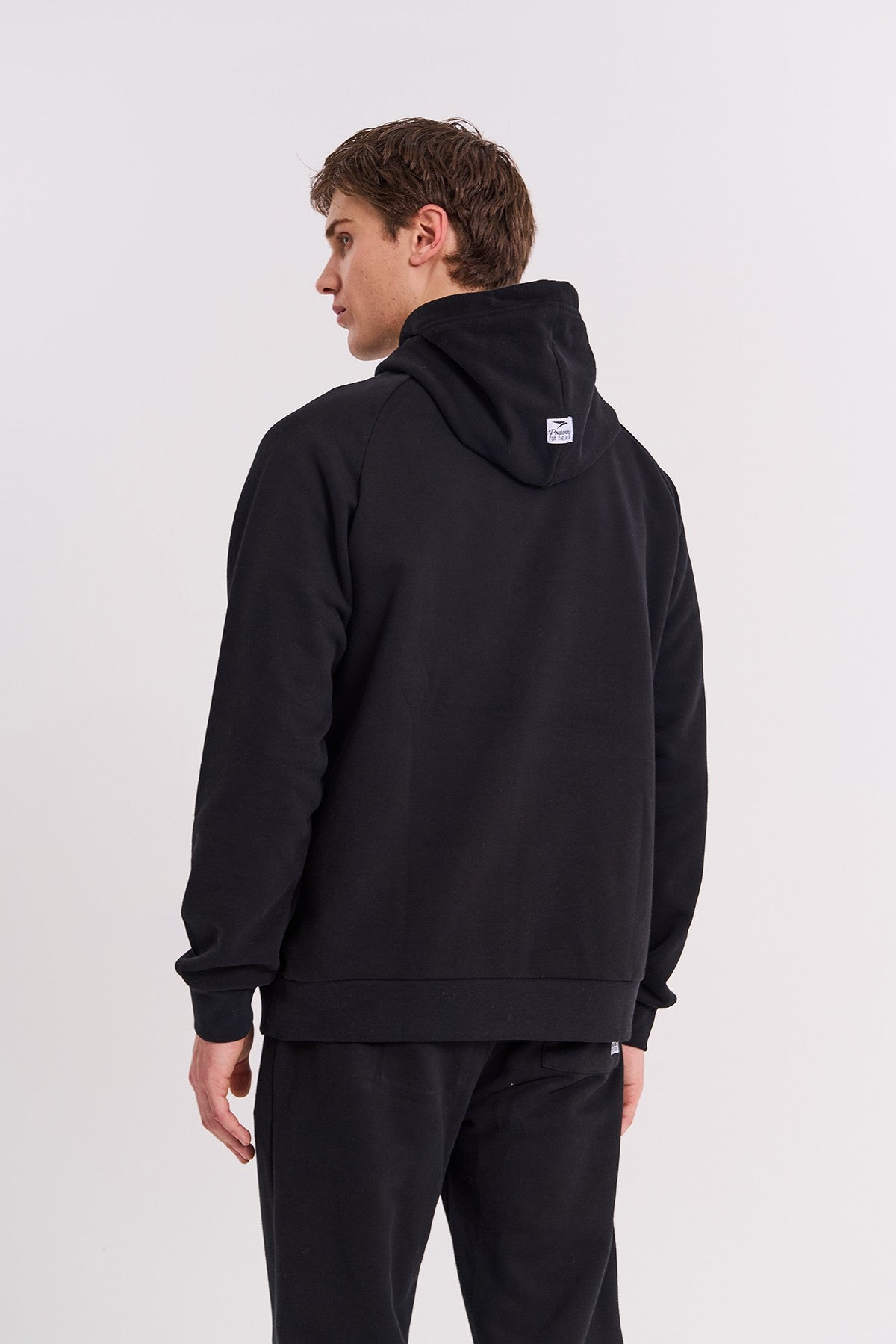 Comfort Erkek Kapüşonlu Siyah Sweatshirt