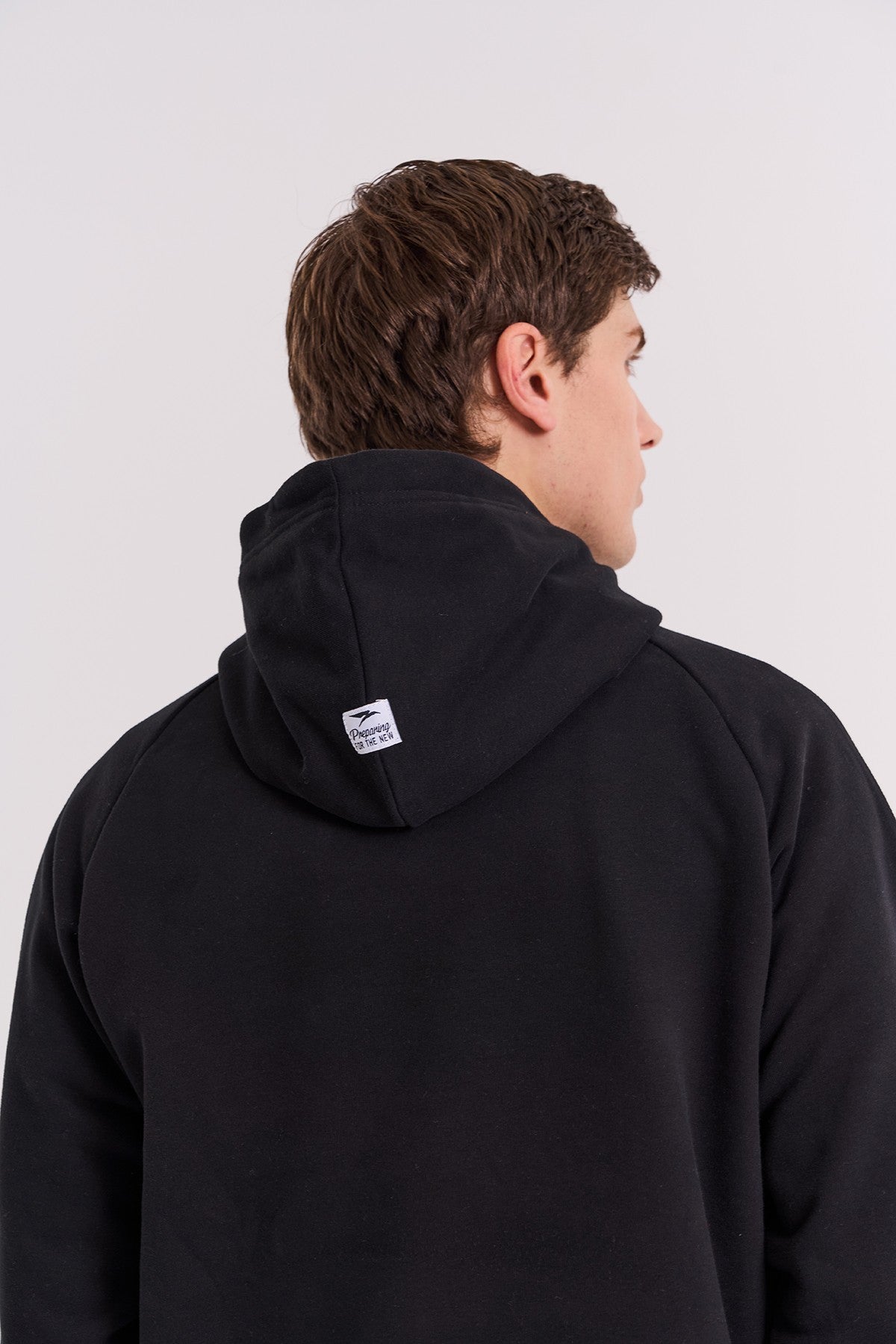 Comfort Erkek Kapüşonlu Siyah Sweatshirt