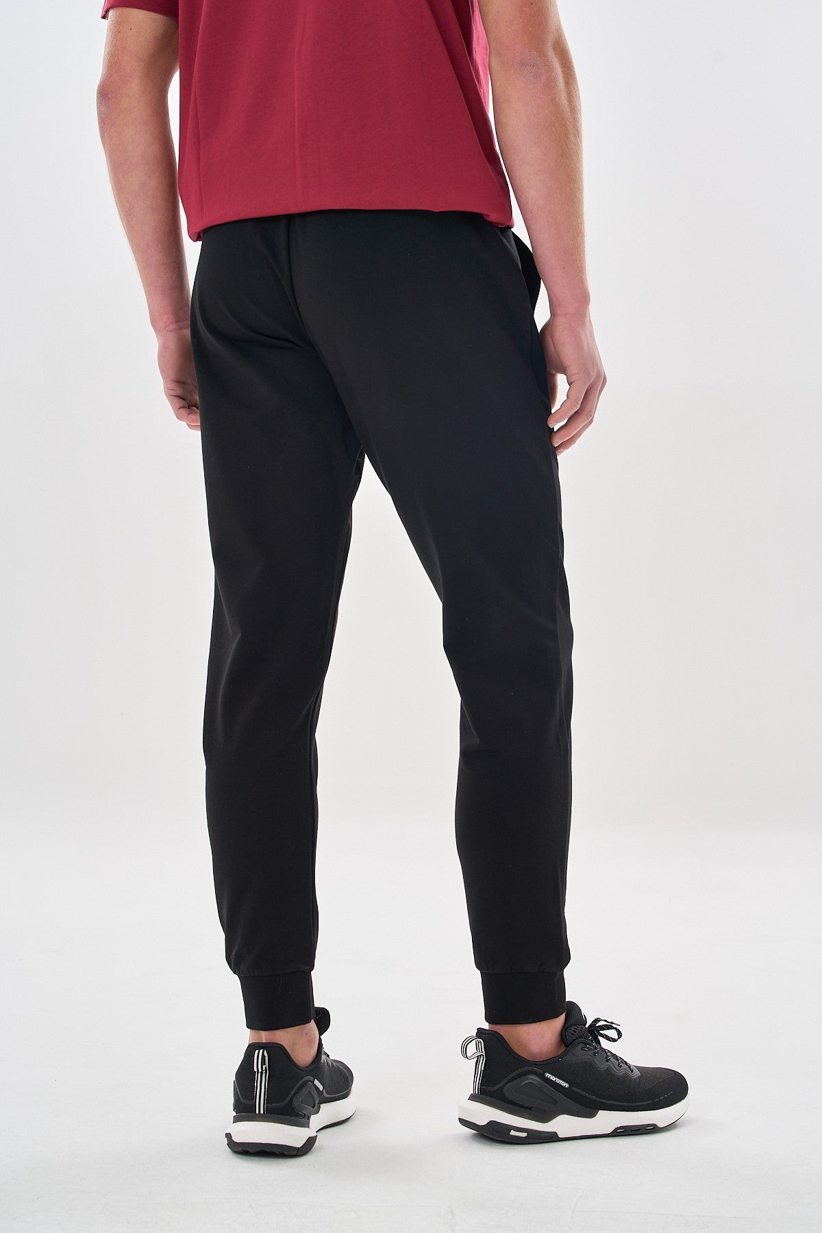 Relax-Fit Erkek Siyah Eşofman Altı