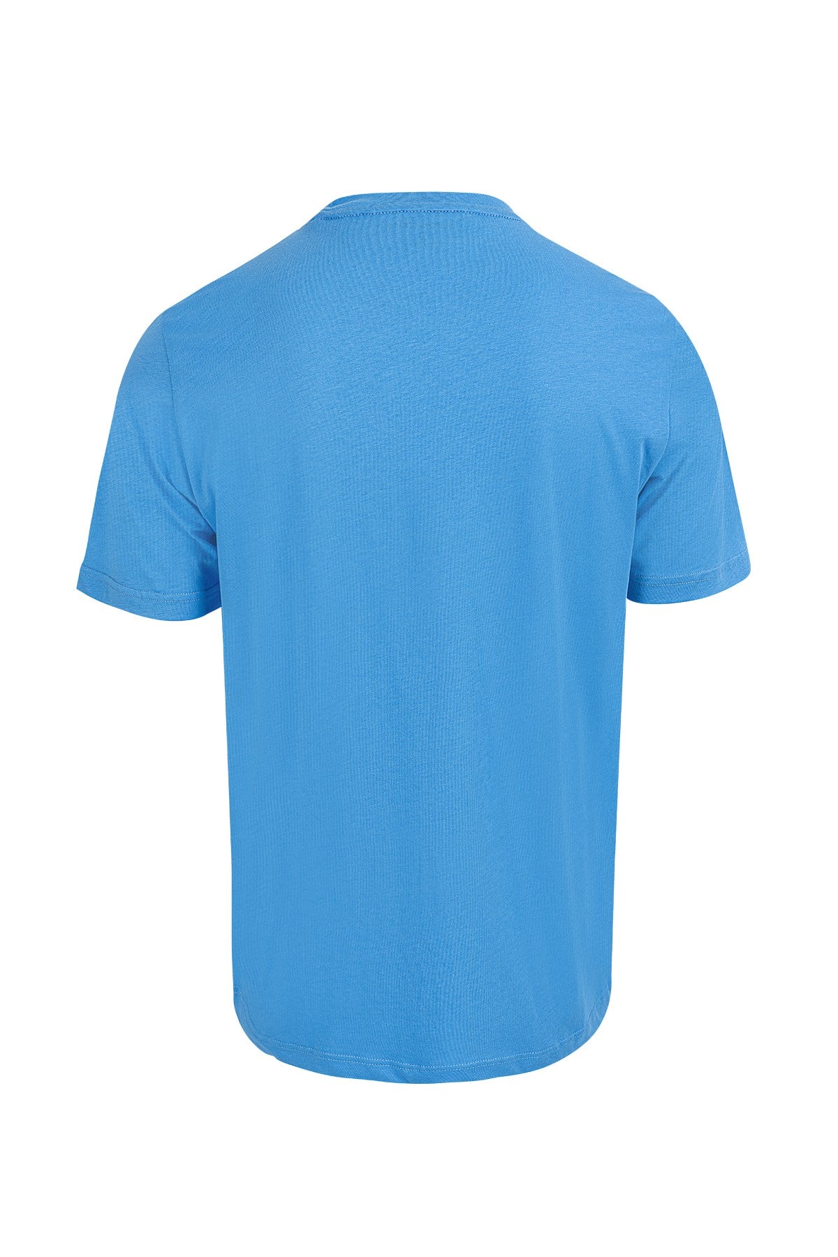 Regular Erkek Bisiklet Yaka Turkuaz T-shirt