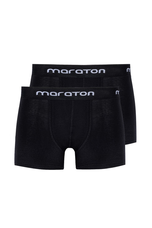 2'Lİ Erkek Siyah Boxer