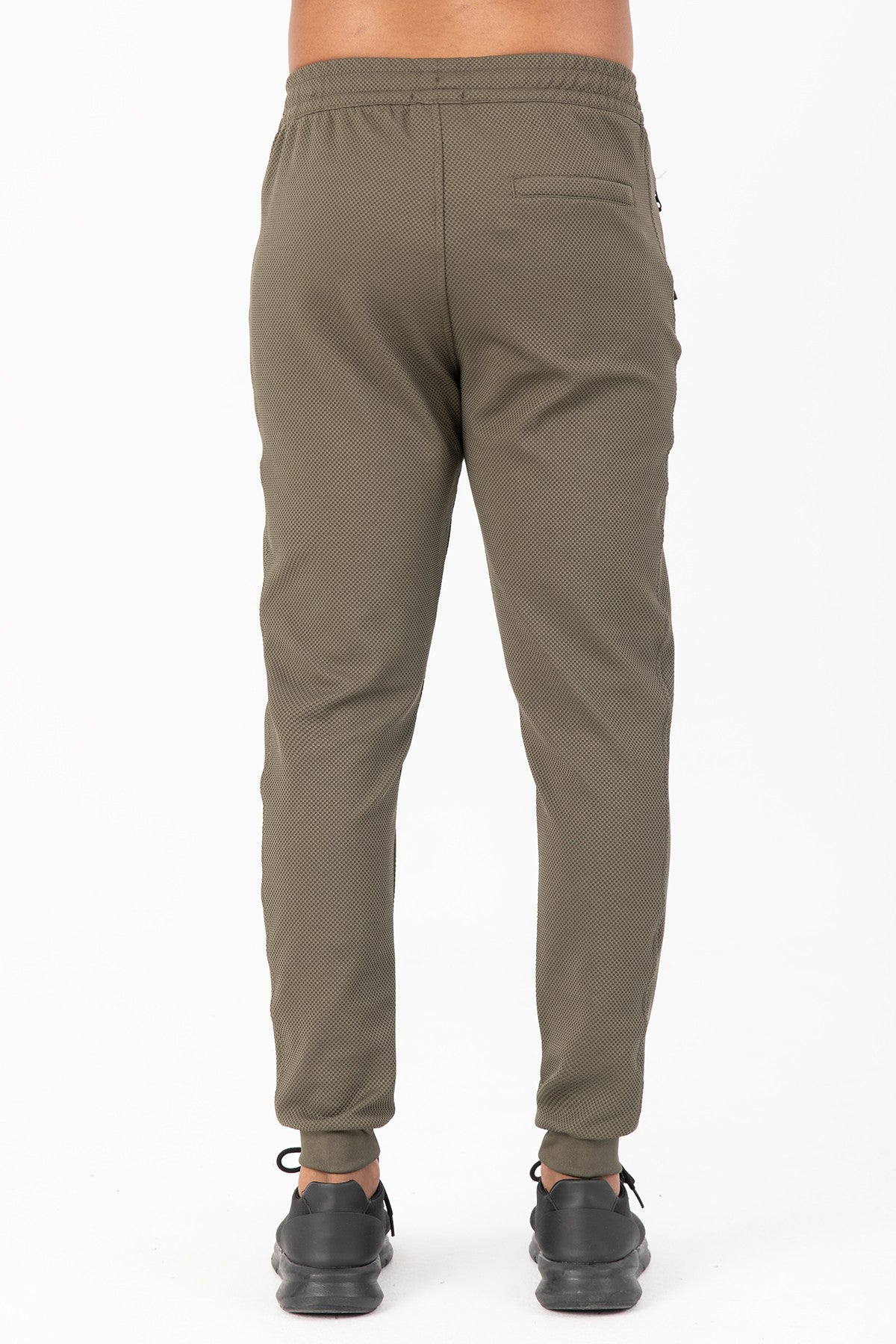 SlimFit Erkek Ribana Paça Haki Pantolon