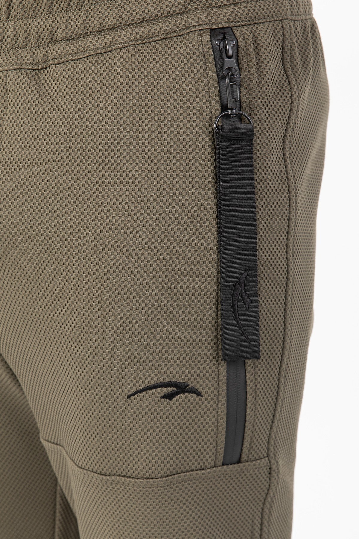 SlimFit Erkek Ribana Paça Haki Pantolon