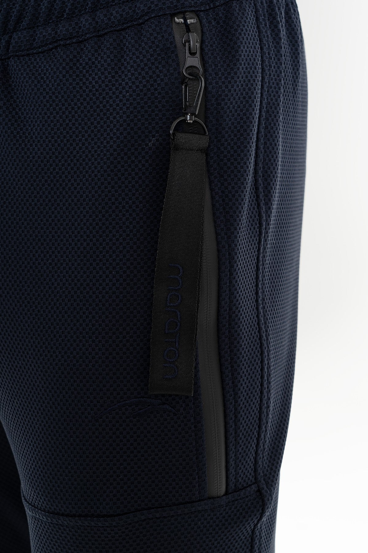 SlimFit Erkek Ribana Paça Lacivert Pantolon