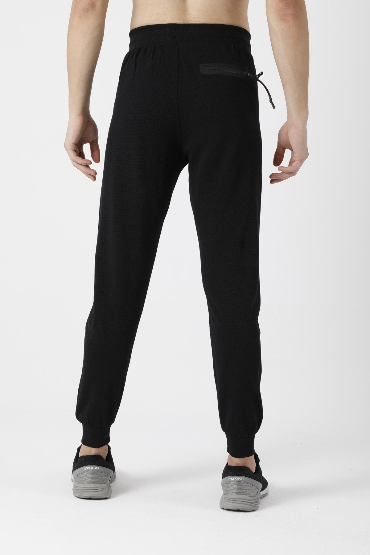SlimFit Erkek Siyah Eşofman Altı