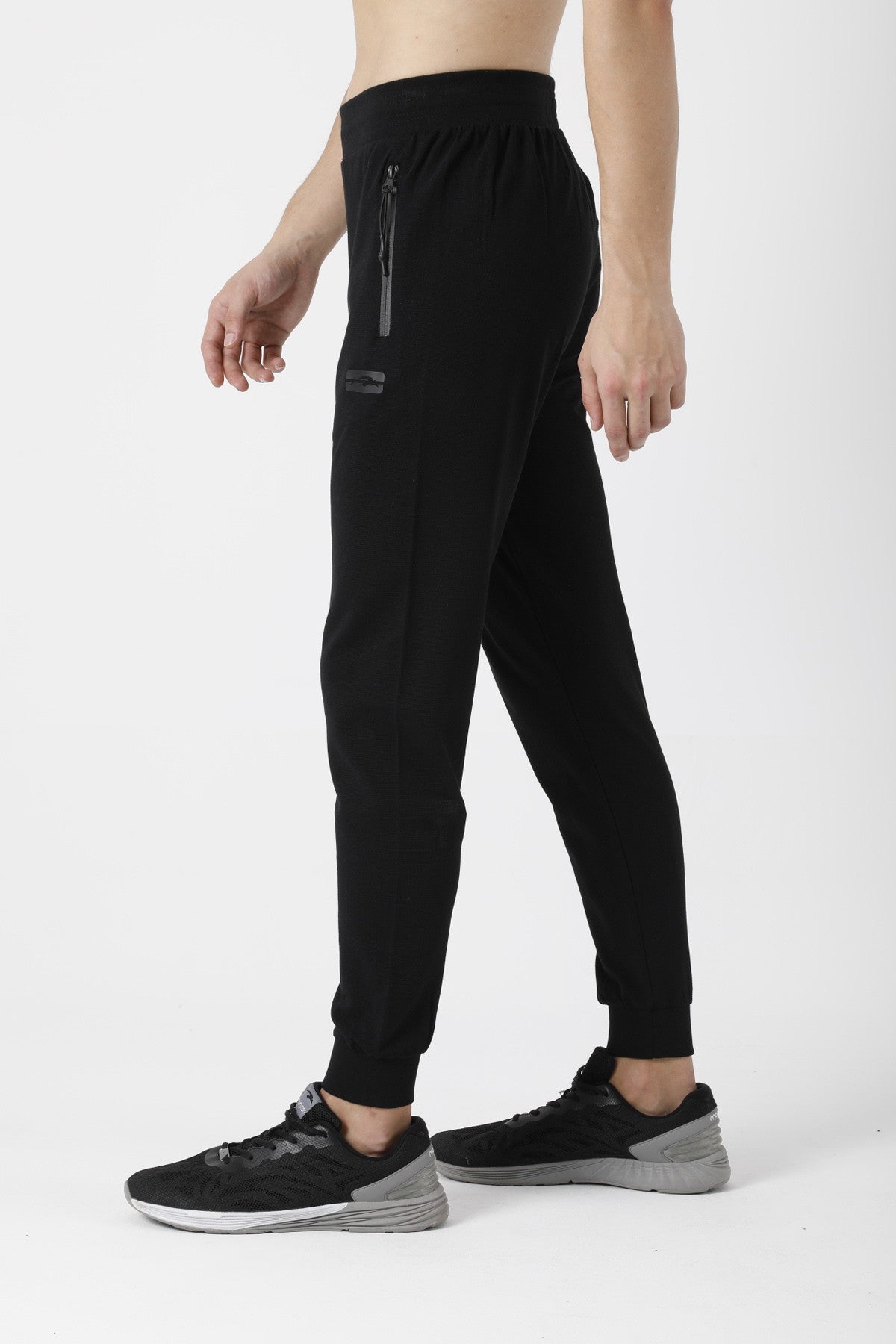 SlimFit Erkek Siyah Eşofman Altı