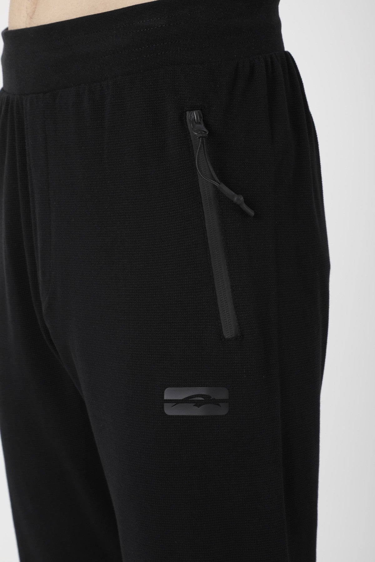 SlimFit Erkek Siyah Eşofman Altı
