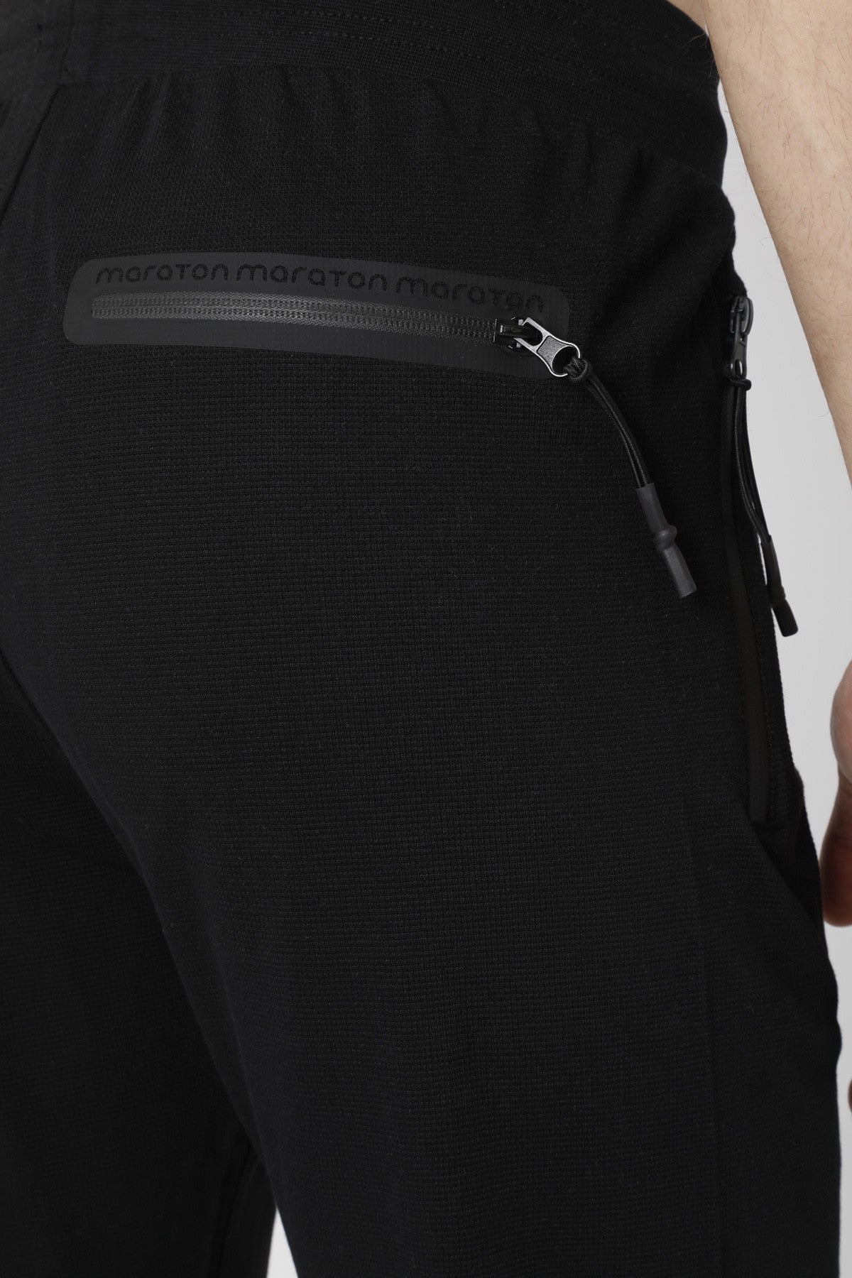 SlimFit Erkek Siyah Eşofman Altı