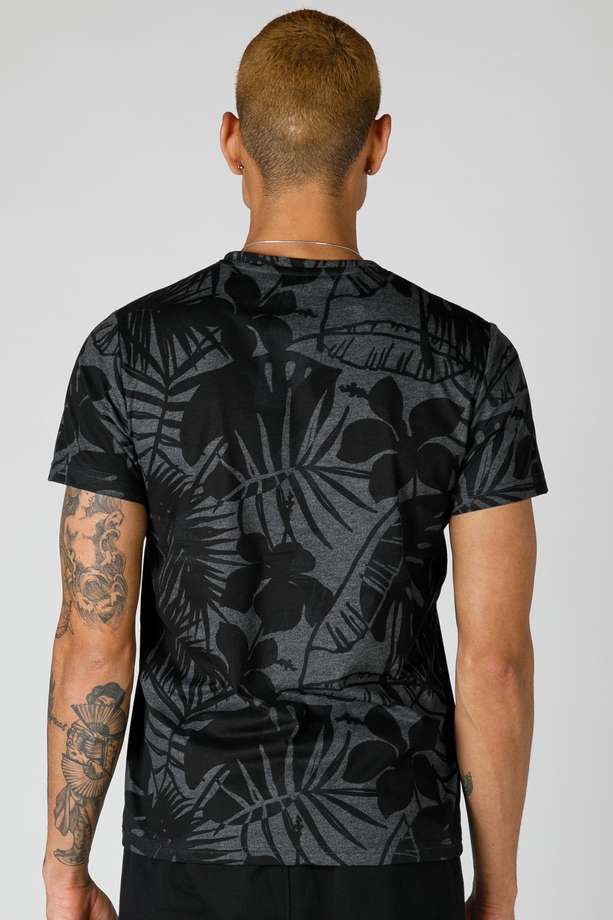 Regular Erkek Bisiklet Yaka Siyah T-shirt