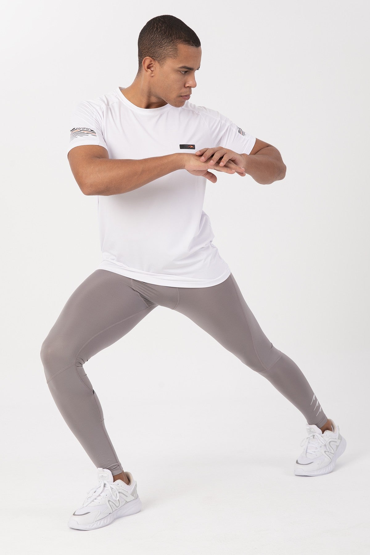 Running Erkek Gri Tayt