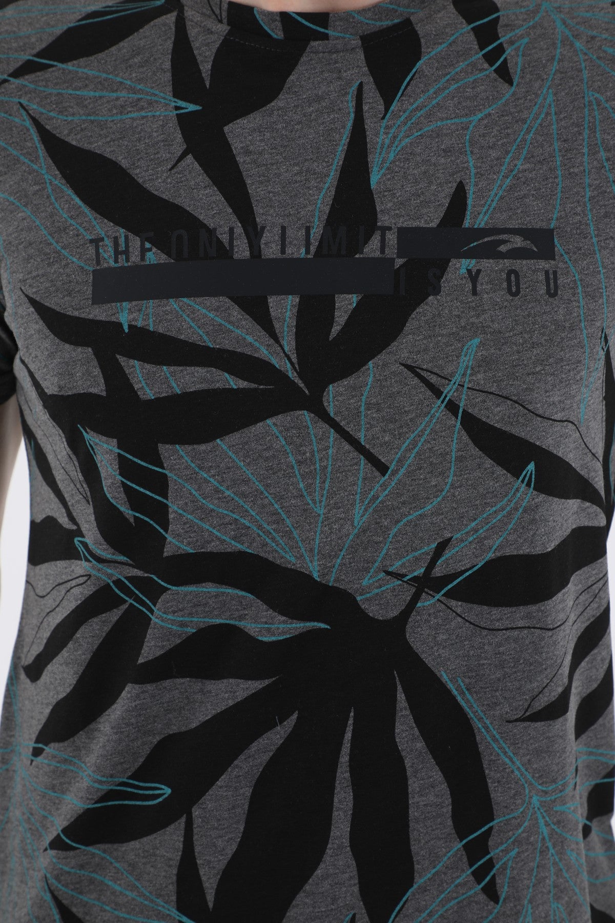 Regular Erkek Bisiklet Yaka Siyah T-shirt
