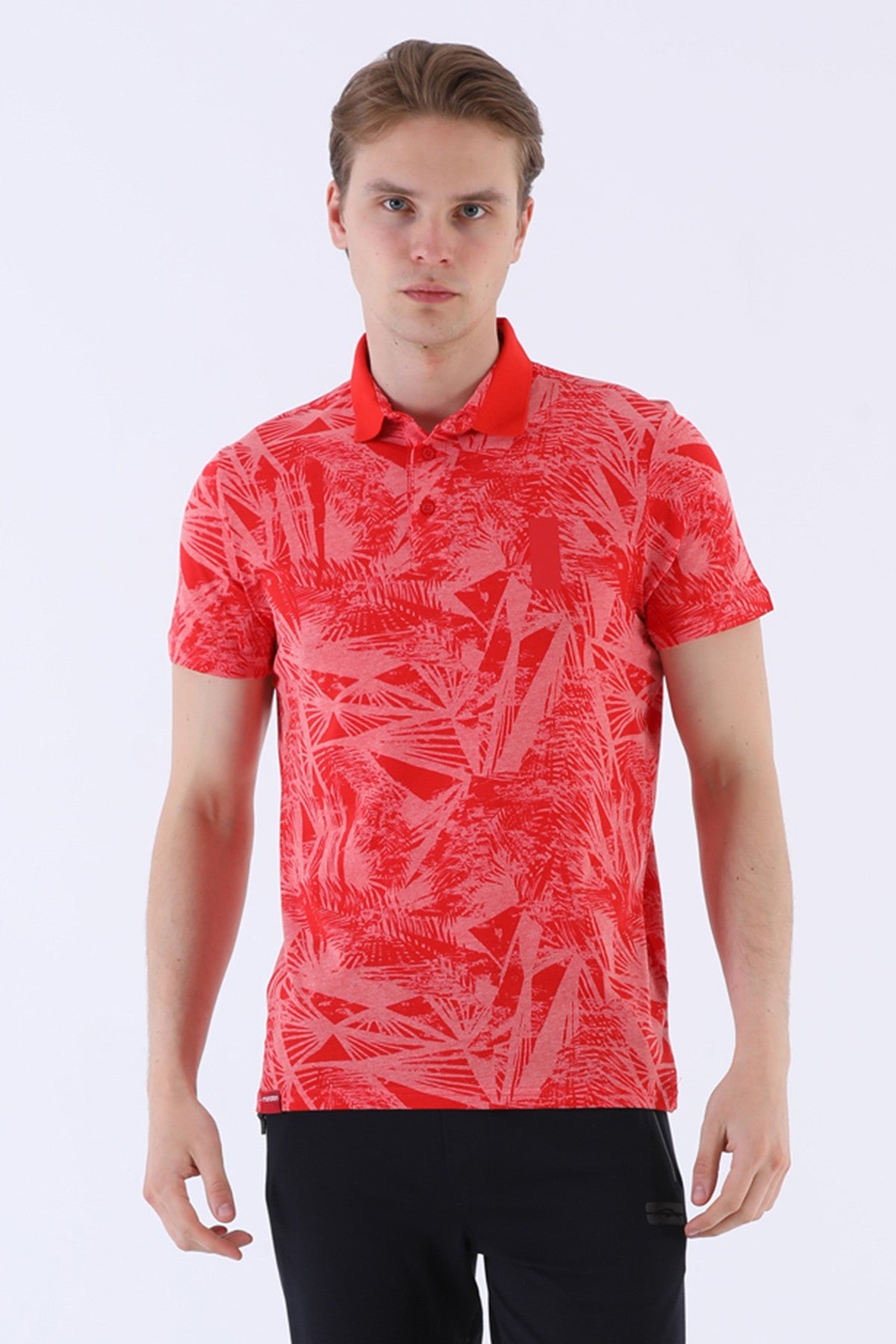 Regular Erkek Polo Yaka Kırmızı T-shirt