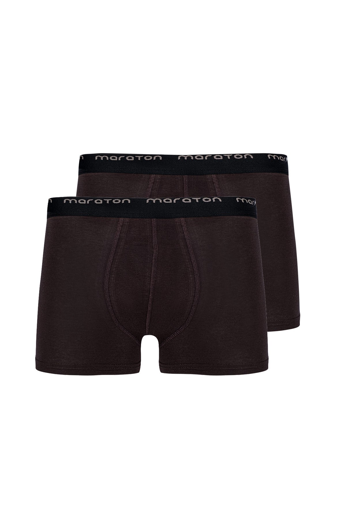 2'Lİ Erkek Kahverengi Boxer