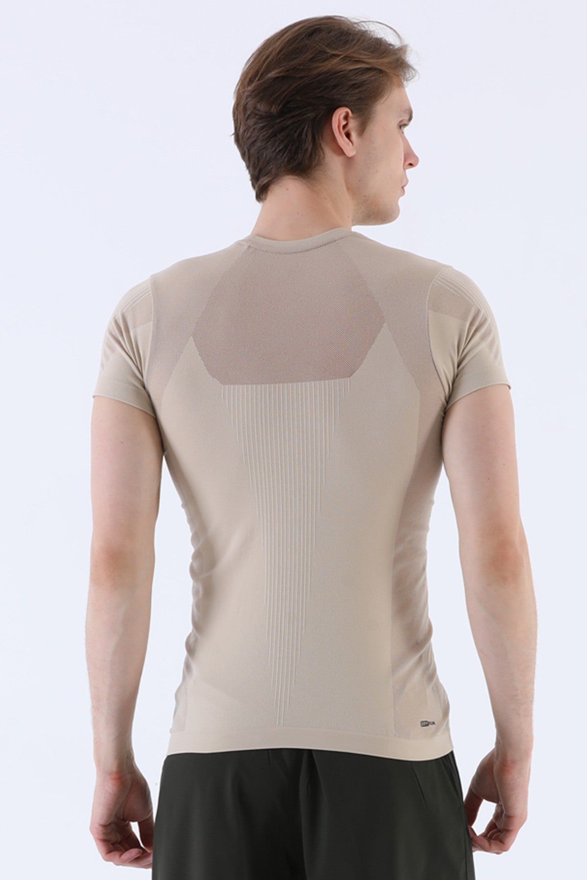 SlimFit Erkek Bisiklet Yaka Taş T-shirt