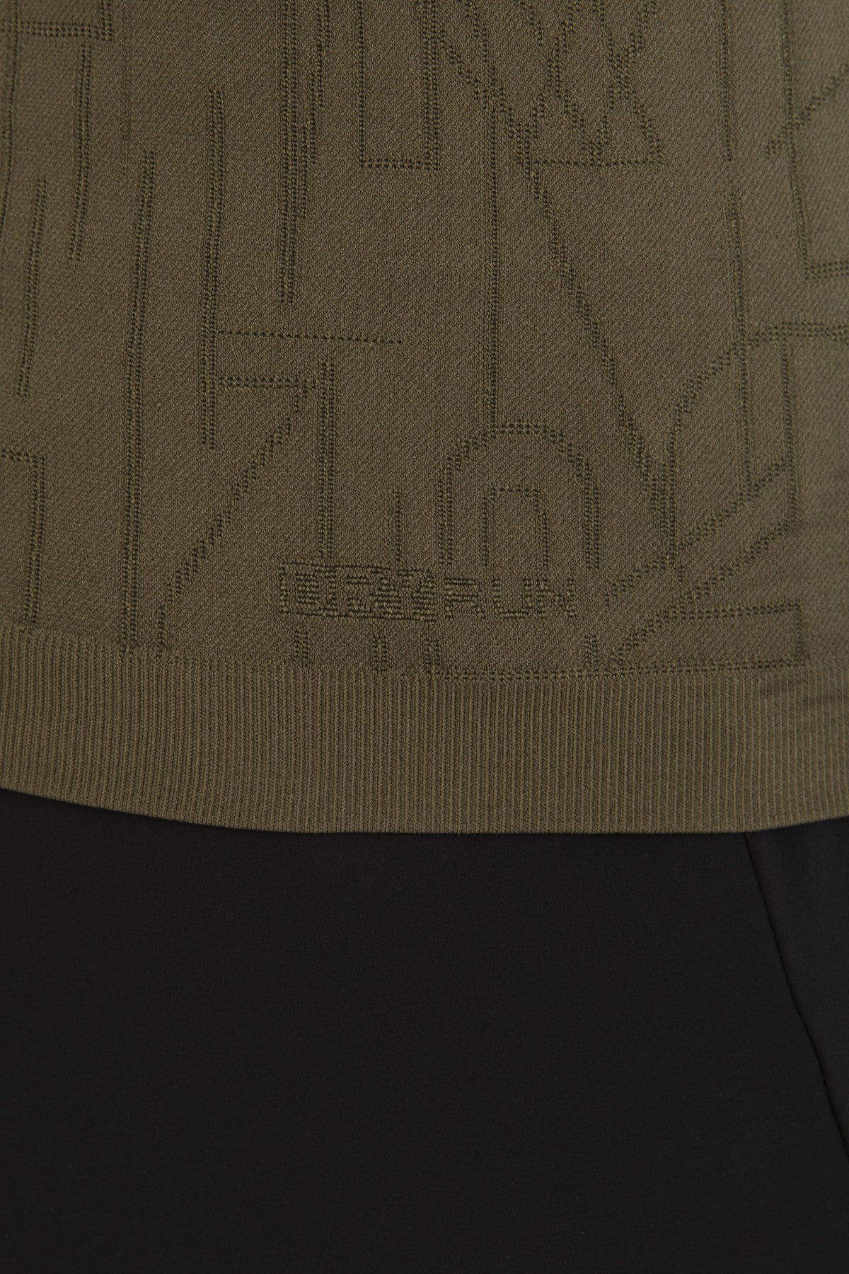 SlimFit Erkek Bisiklet Yaka Haki T-shirt