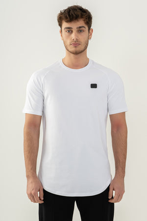 Comfort Erkek Bisiklet Yaka Beyaz T-shirt
