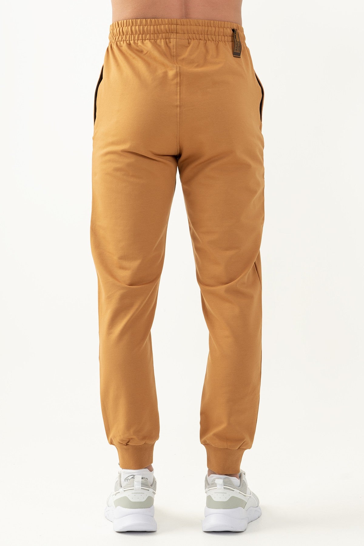 Comfort Erkek Ribana Paça Karamel Eşofman Altı