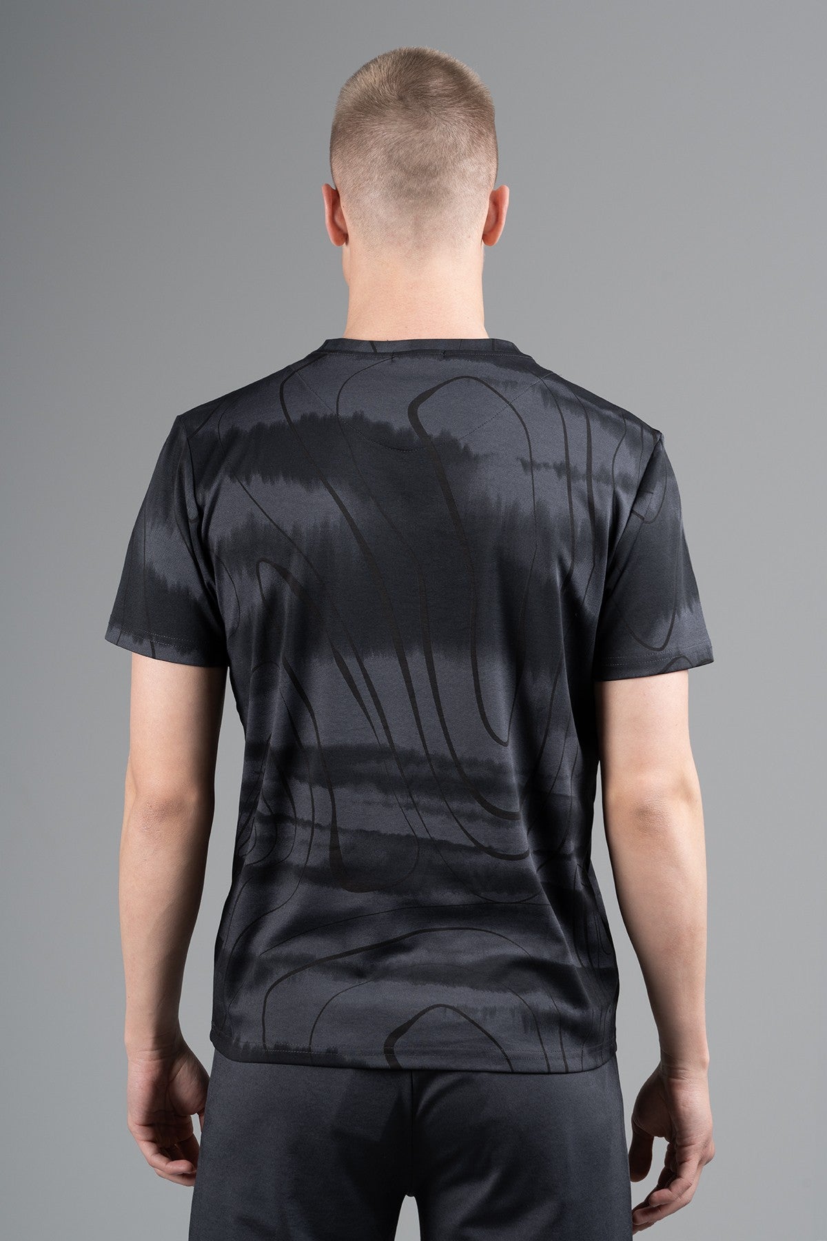 Regular Erkek Bisiklet Yaka Siyah T-shirt