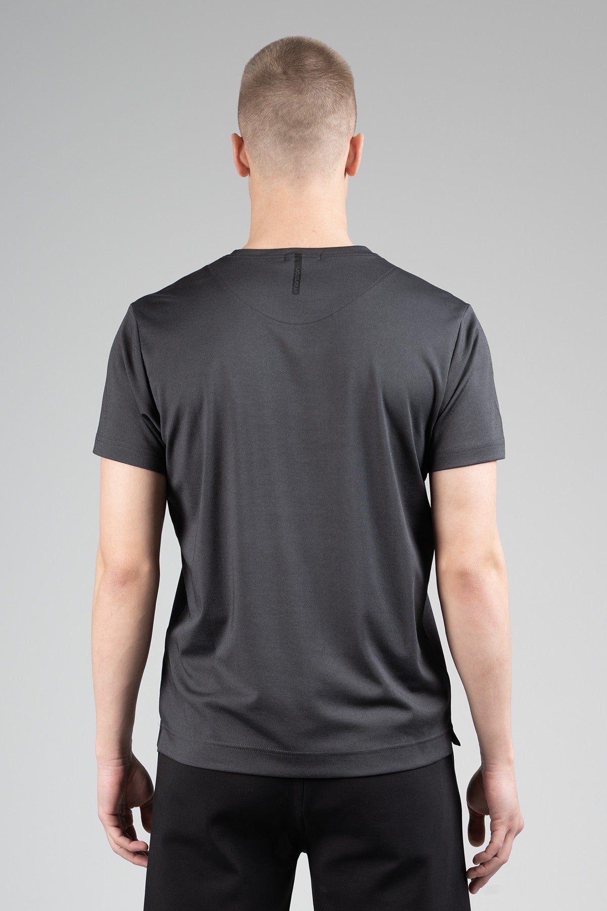 Regular Erkek Bisiklet Yaka Siyah T-shirt