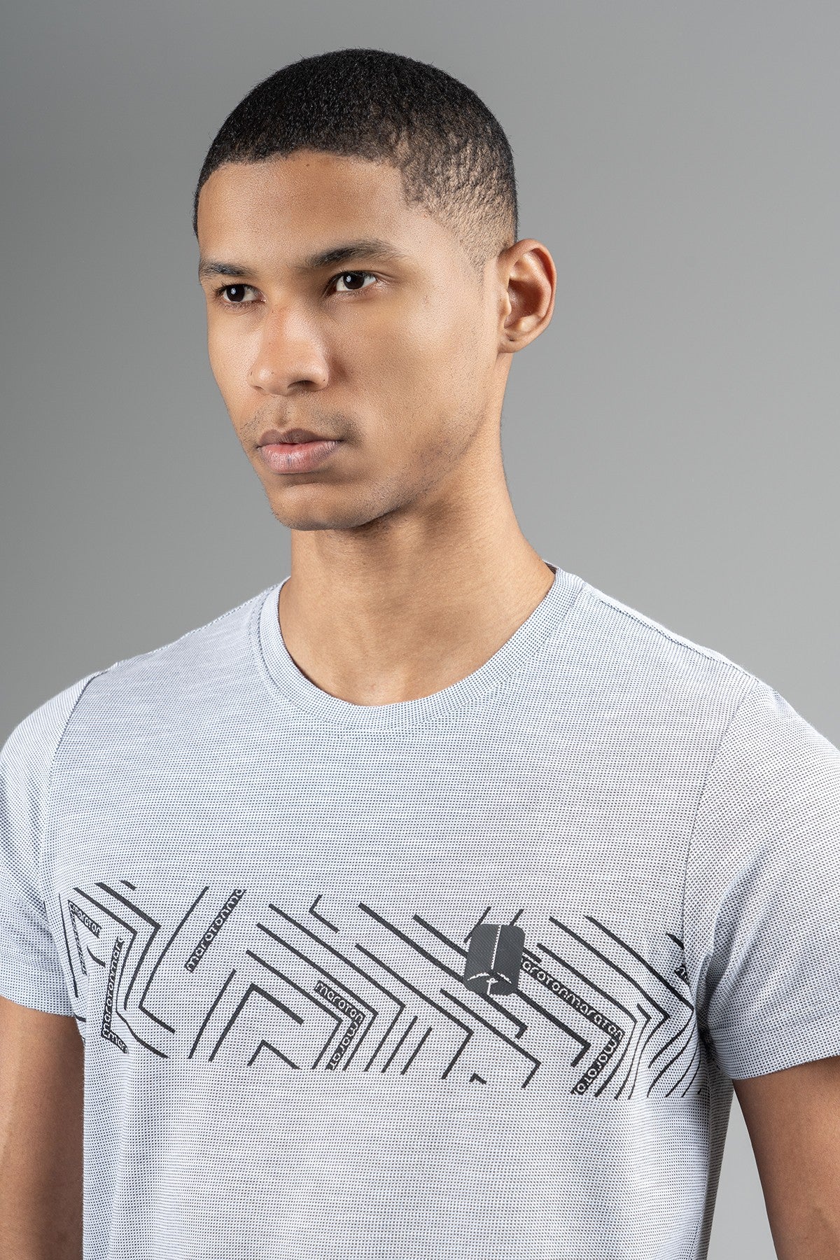 Regular Erkek Bisiklet Yaka Beyaz T-shirt