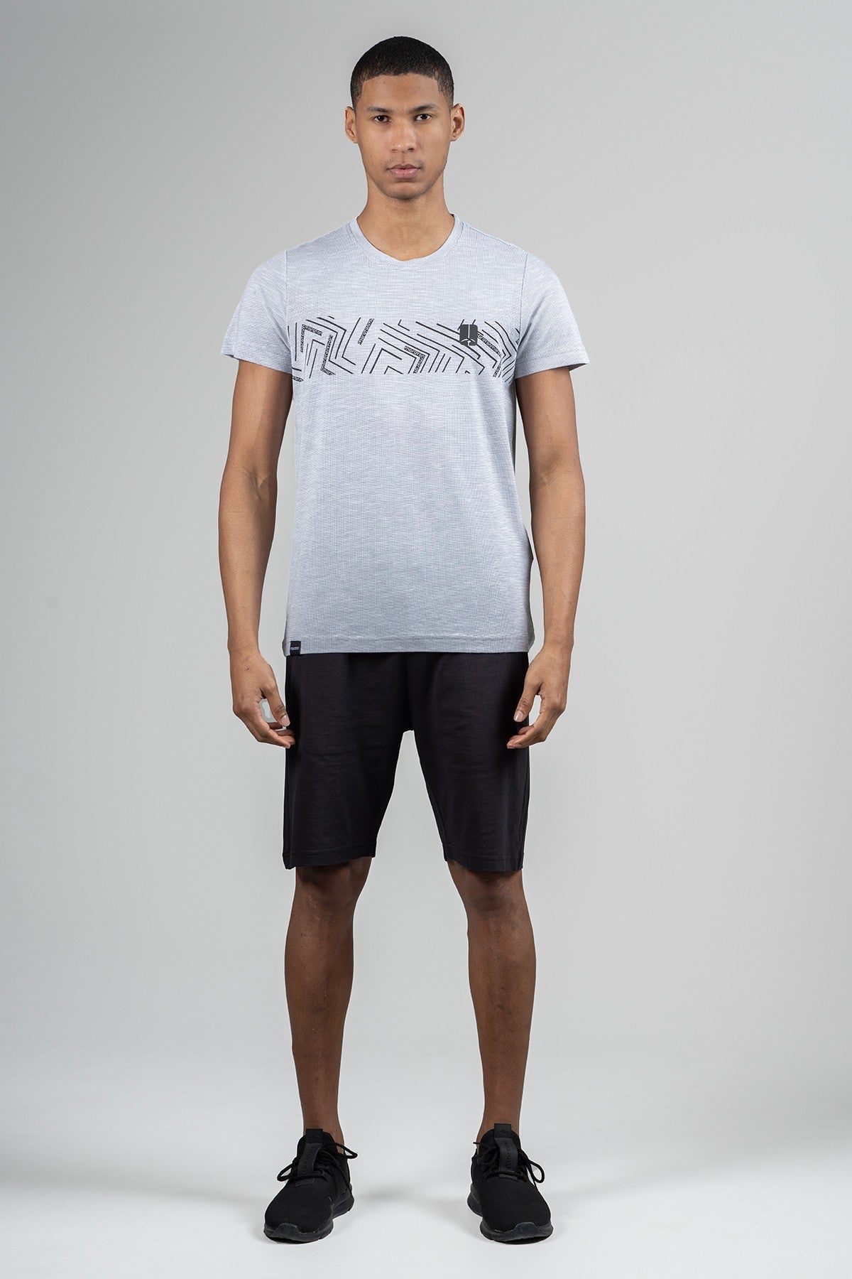 Regular Erkek Bisiklet Yaka Beyaz T-shirt