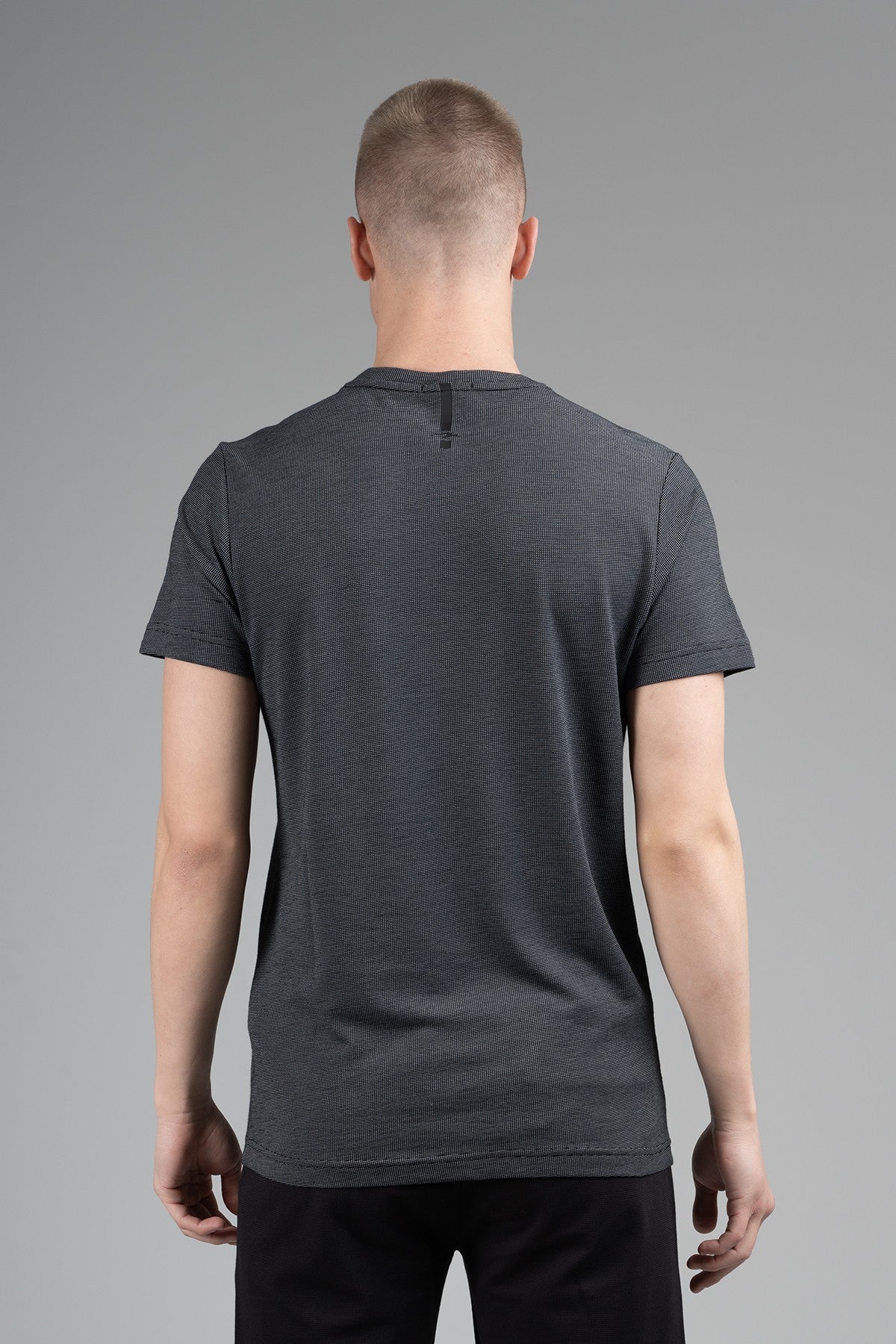 Regular Erkek Bisiklet Yaka Siyah T-shirt