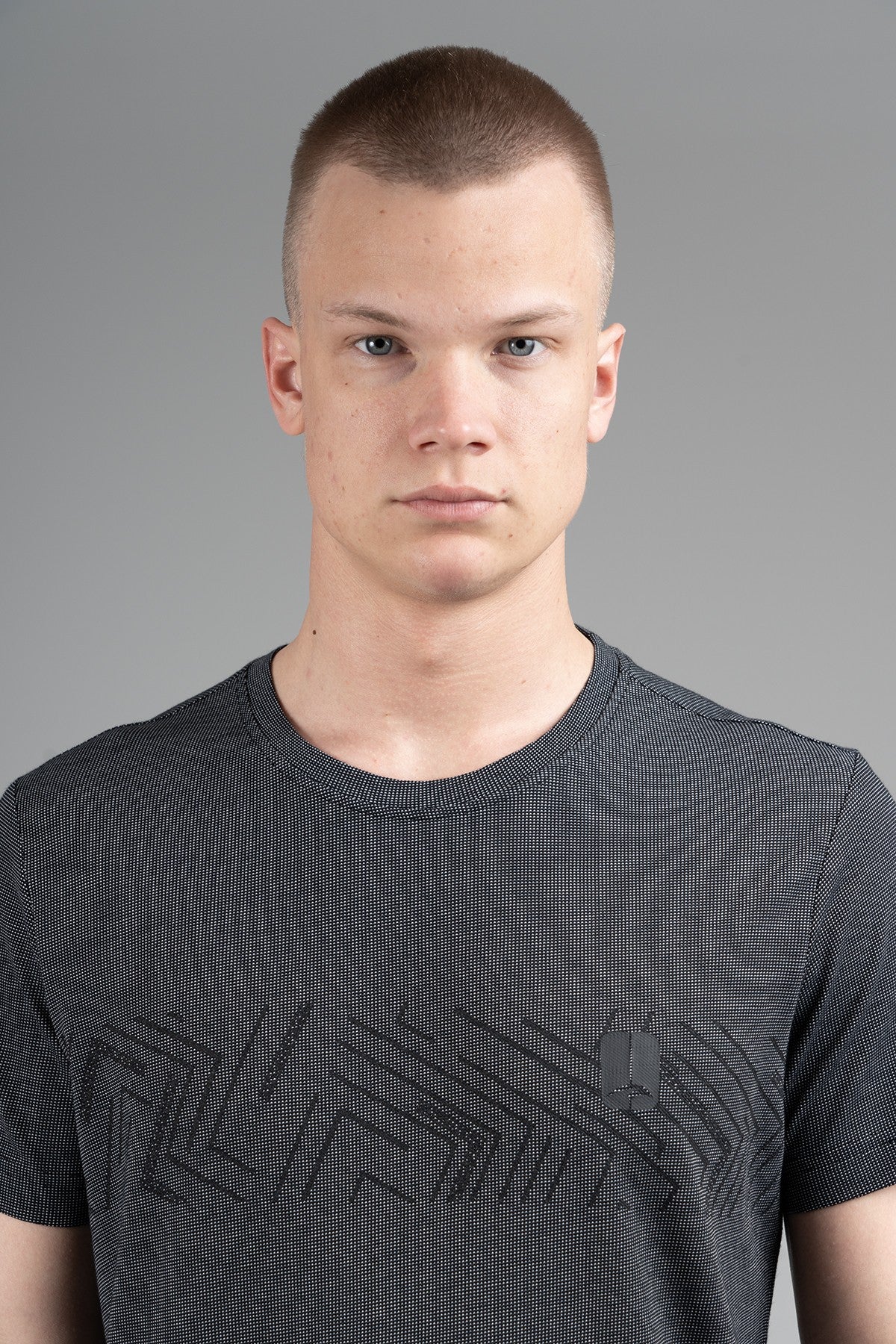 Regular Erkek Bisiklet Yaka Siyah T-shirt