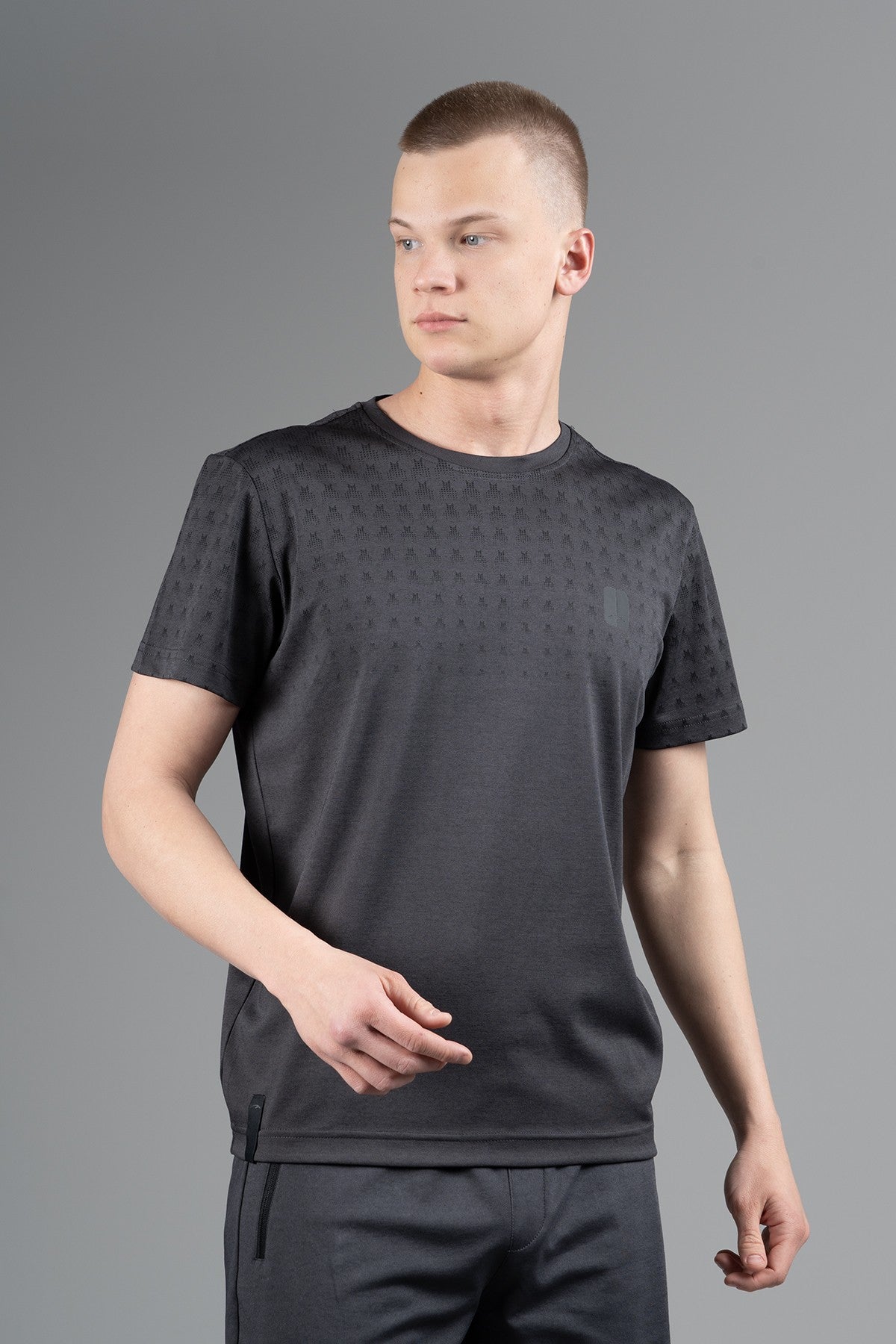 Regular Erkek Bisiklet Yaka Siyah T-shirt