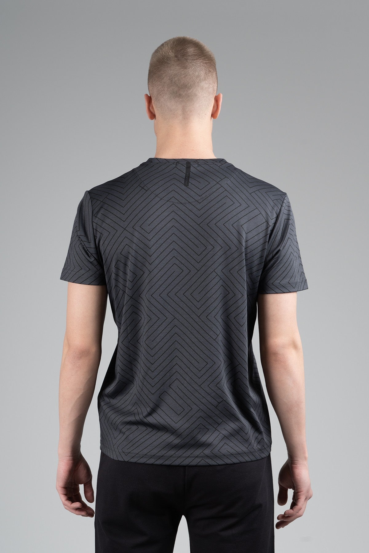 Regular Erkek Bisiklet Yaka Siyah T-shirt