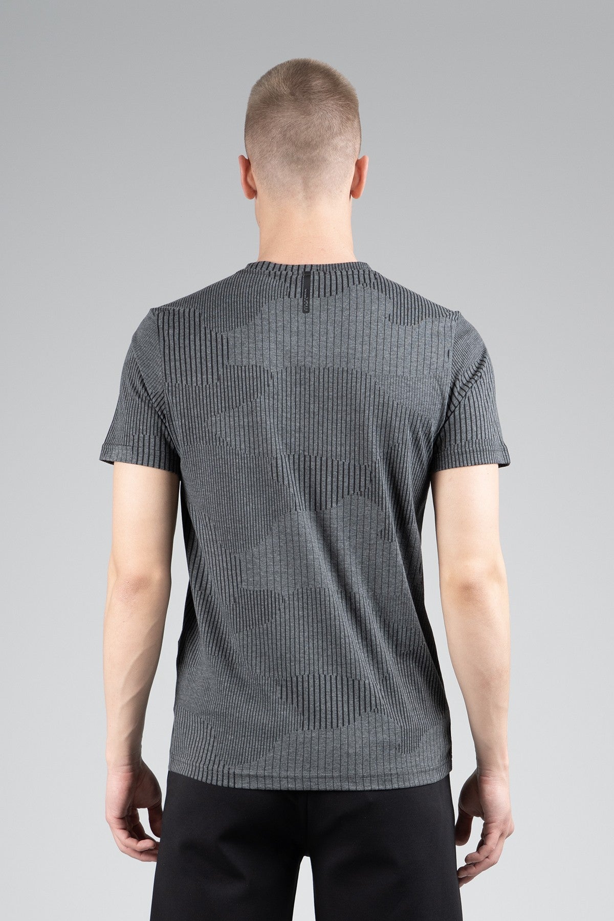 Regular Erkek Bisiklet Yaka Siyah T-shirt