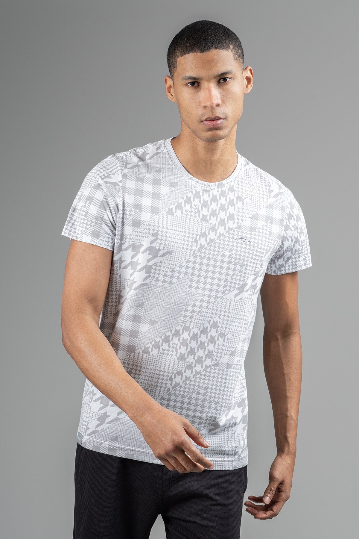 Regular Erkek Bisiklet Yaka Beyaz T-shirt