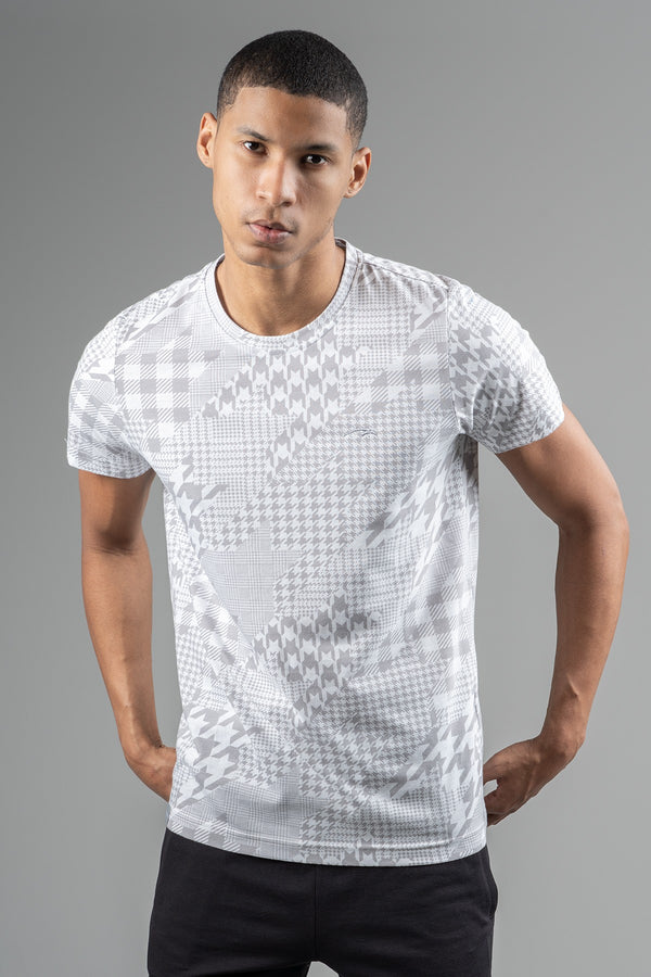 Regular Erkek Bisiklet Yaka Beyaz T-shirt