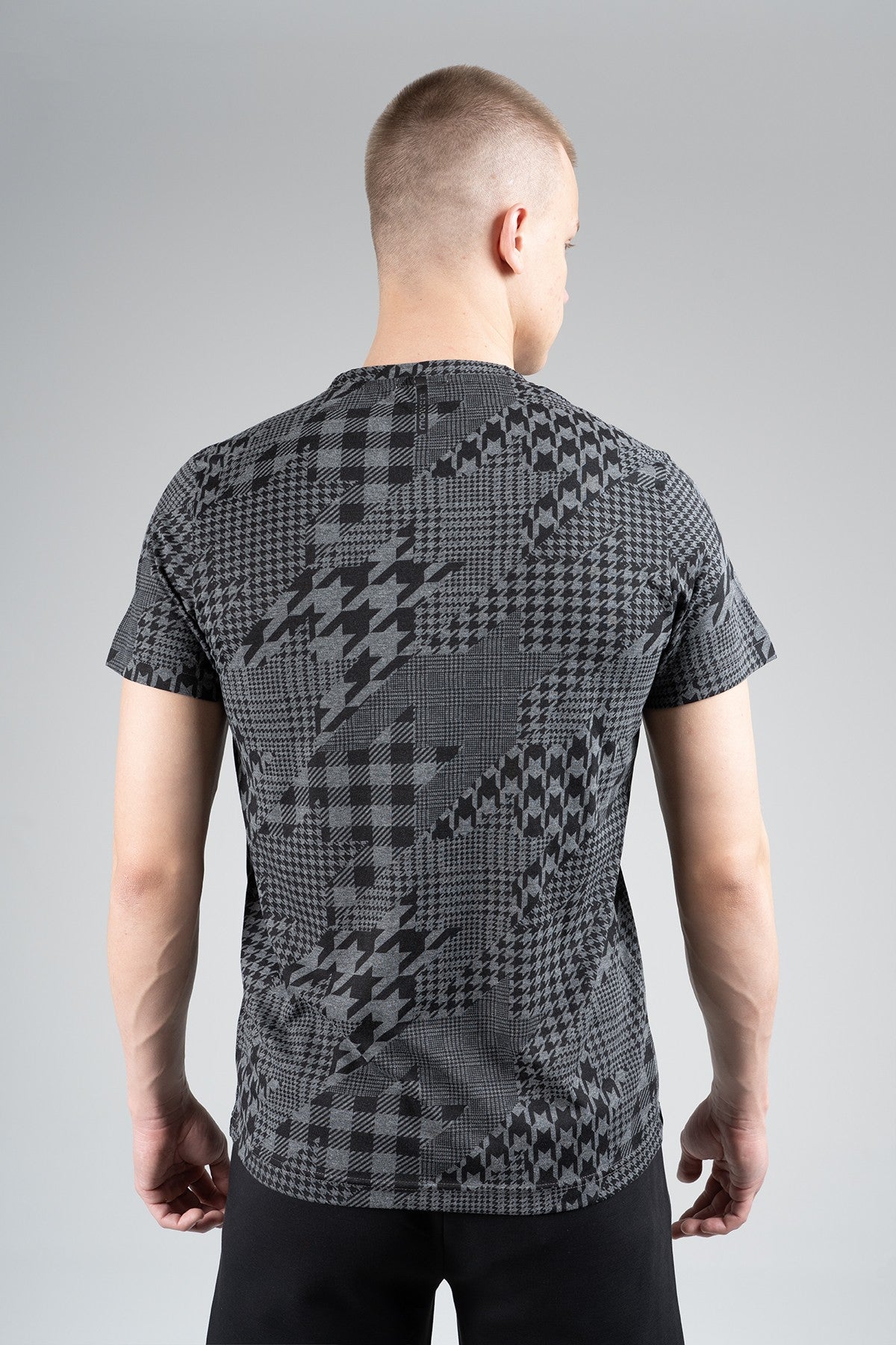 Regular Erkek Bisiklet Yaka Siyah T-shirt