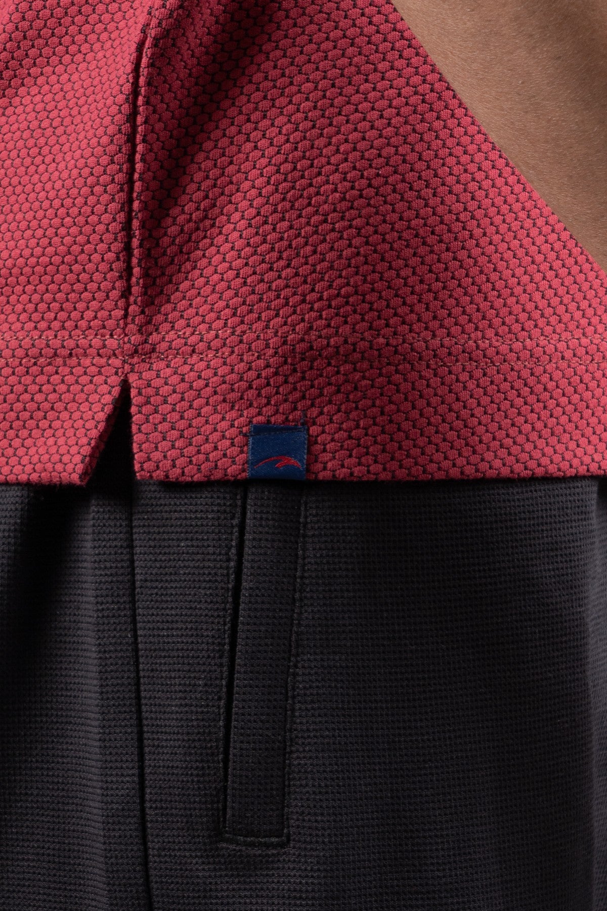 Regular Erkek Bisiklet Yaka Bordo T-shirt