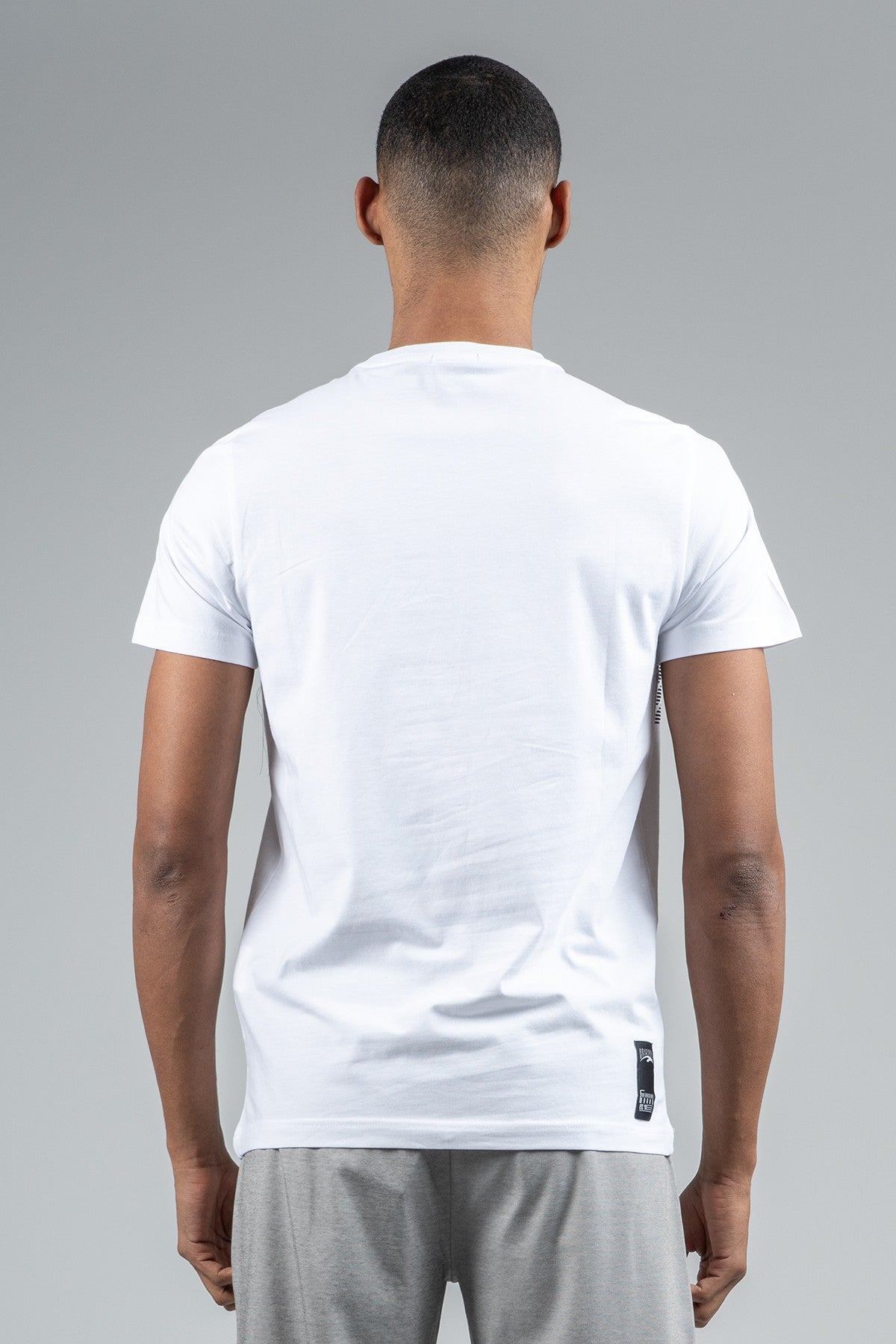 Regular Erkek Bisiklet Yaka Beyaz T-shirt
