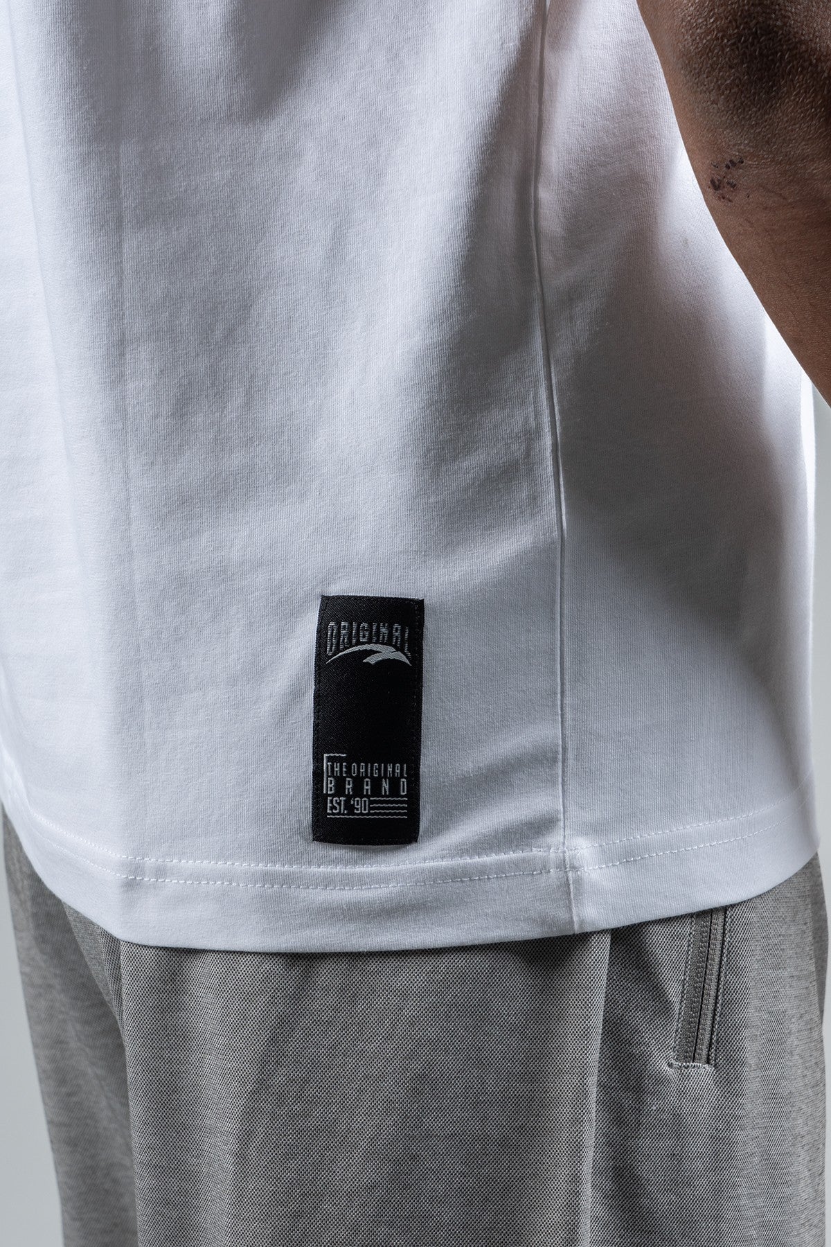Regular Erkek Bisiklet Yaka Beyaz T-shirt