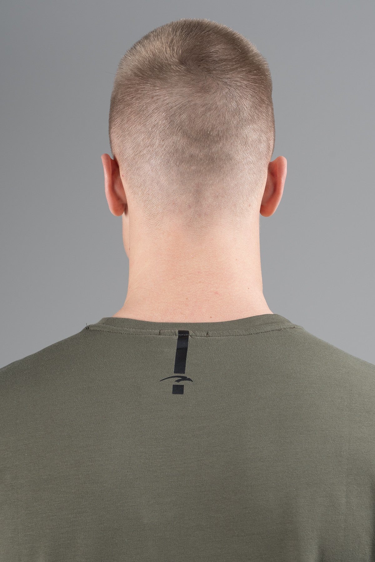 Regular Erkek Bisiklet Yaka Haki T-shirt