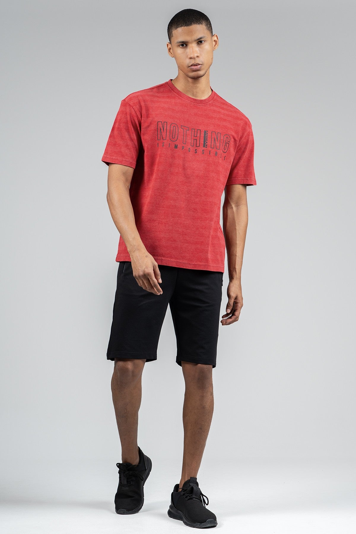 Comfort Erkek Bisiklet Yaka Kahverengi T-shirt