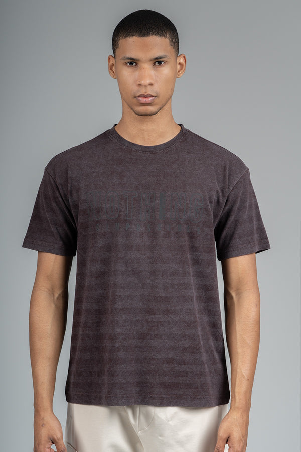 Comfort Erkek Bisiklet Yaka Bordo T-shirt