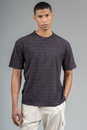 Comfort Erkek Bisiklet Yaka Siyah T-shirt