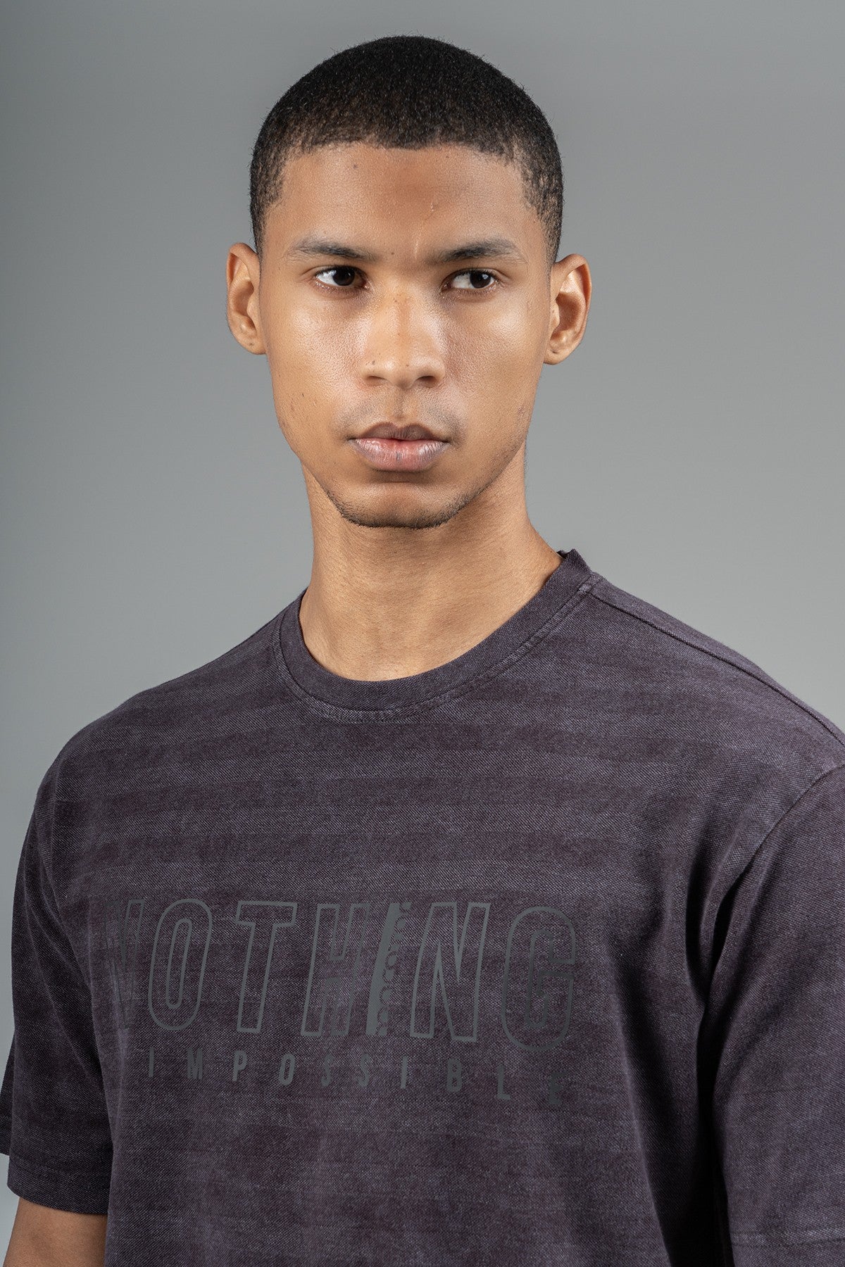 Comfort Erkek Bisiklet Yaka Siyah T-shirt