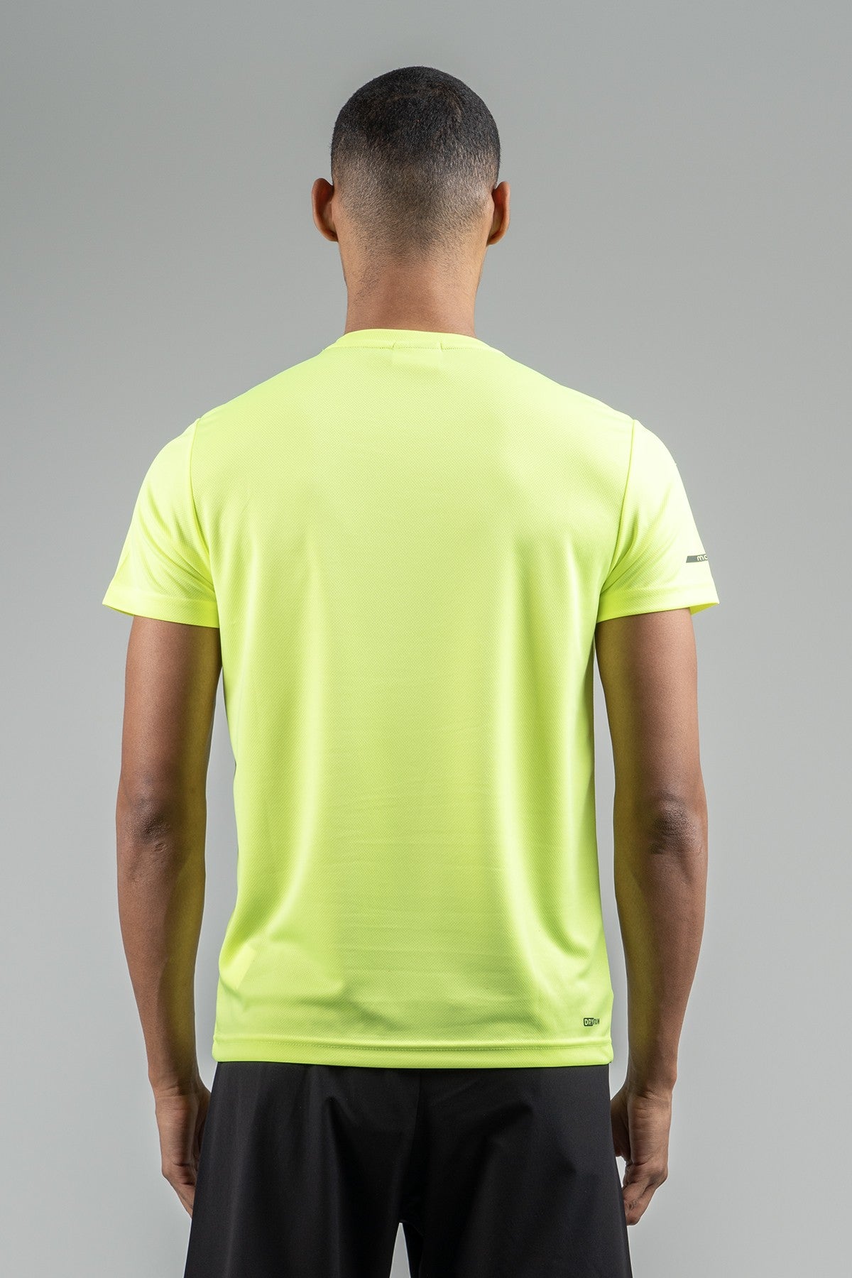 Regular Erkek Bisiklet Yaka Neon Sarı T-shirt