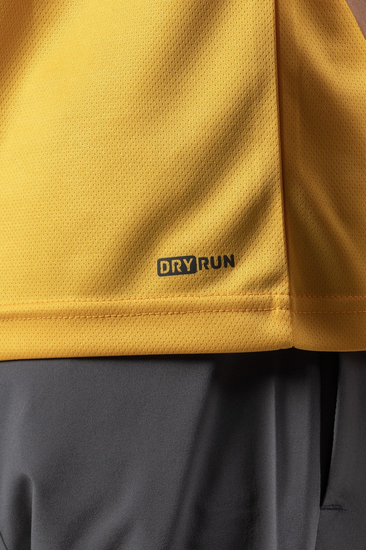Regular Erkek Bisiklet Yaka Koyu Sarı T-shirt