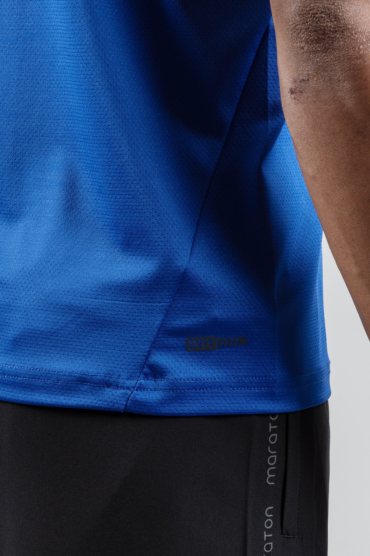 Regular Erkek Bisiklet Yaka Saks Mavi T-shirt