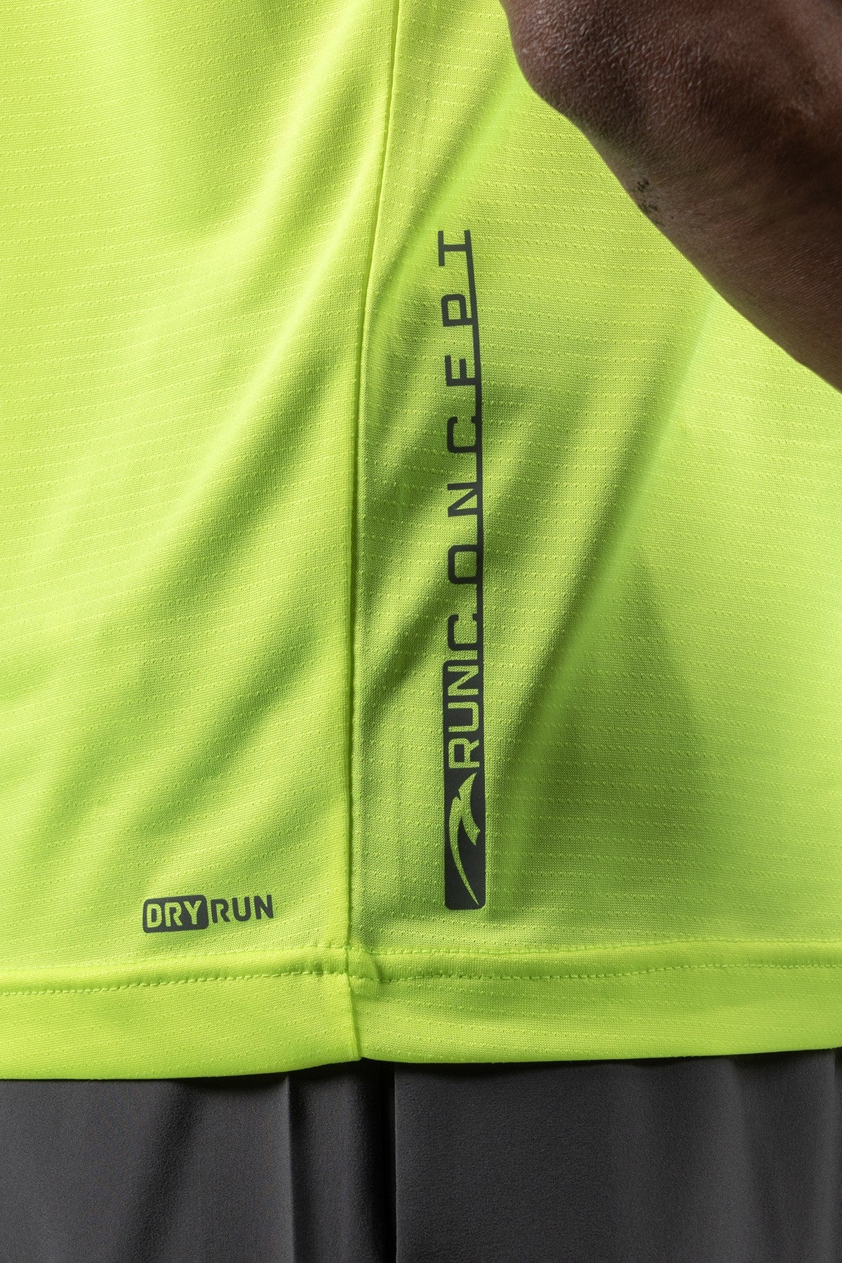 Regular Erkek Bisiklet Yaka Neon Sarı T-shirt